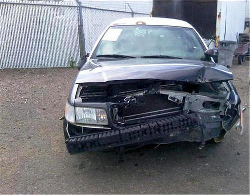 2010 Ford Crown Vic Memphis, TN Police by dfirecop Schadenersatz nach Verkehrsunfall mit wirtschaftlichem Totalschaden