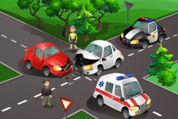 Verkehrsunfall – Kreuzungssituationen mit versetzten Einmündungen von Seitenstraßen
