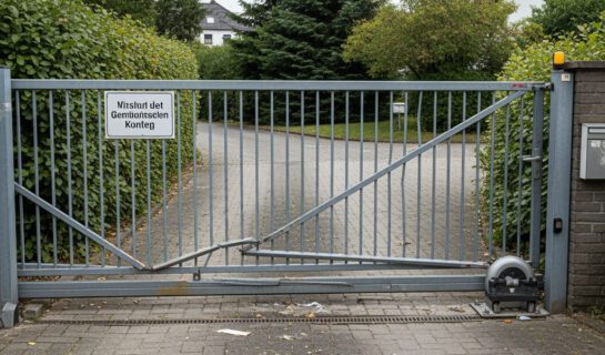 aktivlegitimation-gbr-gesellsch-beschaedigtes-schiebetor GbR-Gesellschafter: Keine Aktivlegitimation für eigenes Eigentum?