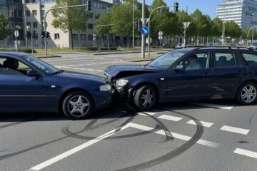 Haftung beim Linksabbiege-Unfall: 20% Teilschuld bei Tempoverstoß