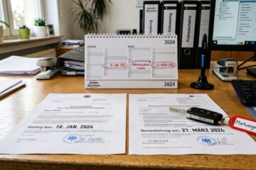 Widersprüchliche Fristangaben: Mietwagenbetrieb bis zur späteren Urkunde zu dulden