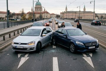 Haftung nach einem Verkehrsunfall: Wer zahlt beim Abbruch des Abbiegens?